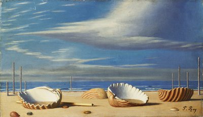 Schelpen op een Landschap door Pierre Roy