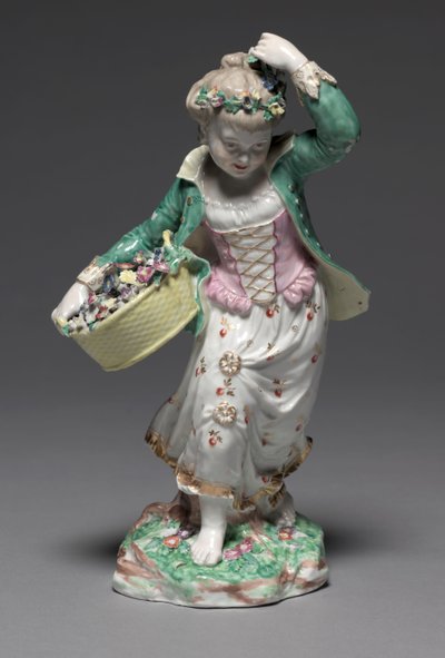Herfst, vervaardigd door Bristol Porcelain Factory, ca. 1775 door Pierre Stephan