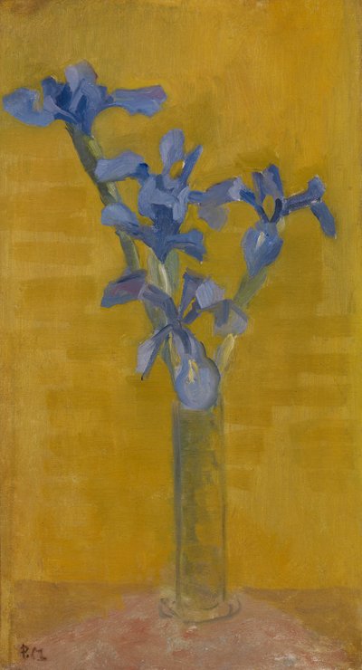 Iris, c.1910 door Piet Mondrian