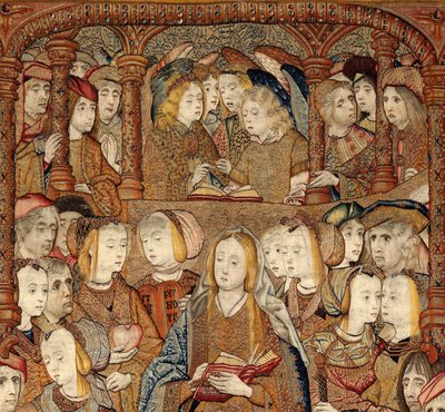 Triomfen van de Moeder Gods of Panos de Oro, ca. 1500-02 (tapijt) door Pieter (attr. to) Coecke van Aelst