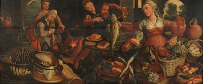Keukenscène door Pieter Aertsen