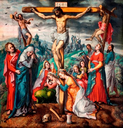 De kruisiging door Pieter Aertsen