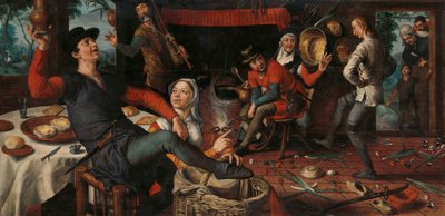 De eierdans door Pieter Aertsen
