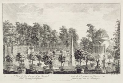 Een uitzicht op de oranjerie, Lord Burlington