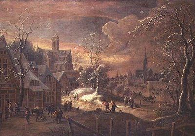 Sneeuwlandschap door Pieter Bouts