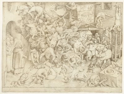 Val van de magiër Hermogenes door Pieter Bruegel (I)