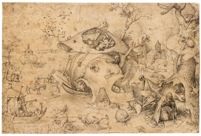 De verzoeking van Sint Antonius door Pieter Brueghel the Elder