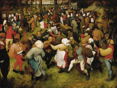 De huwelijksdans door Pieter Brueghel the Elder