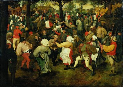 De huwelijksdans door Pieter Brueghel the Elder