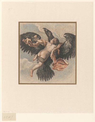 De roof van Ganymedes door Pieter Christoffel Wonder