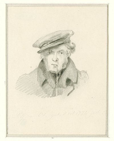 Zelfportret van Pieter Gerardus van Os door Pieter Gerardus van Os