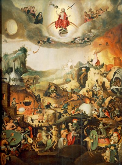 Laatste Oordeel, circa 1554 door Pieter Huys