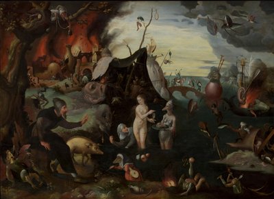 De Verleiding van Sint Antonius door Pieter Huys