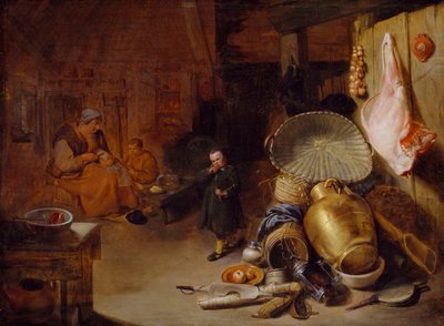 Interieur met figuren, 1643 door Pieter Jacobsz Duyfhuysen