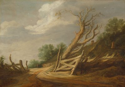 Landschap met Open Poort door Pieter Molijn
