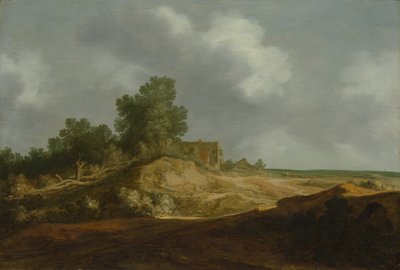 Landschap met een Huisje door Pieter Molijn