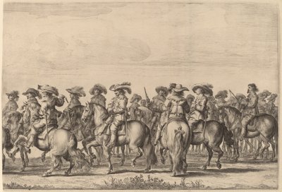 Intocht van Marie de Medici in Amsterdam [plaat 4 van 6] door Pieter Nolpe