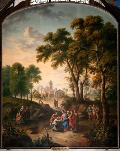 Genezing van de blindgeborene door Pieter Norbert van Reysschoot