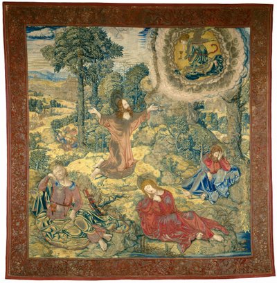De Tuin van Getsemane door Pieter Pannemaker I after Bernard van Orley