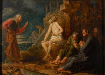 Job op de Mesthoop, 1650 door Pieter Paul Rubens