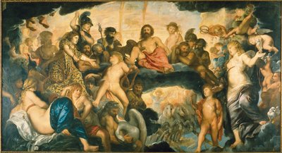 De Raad van de Goden door Pieter Paul Rubens