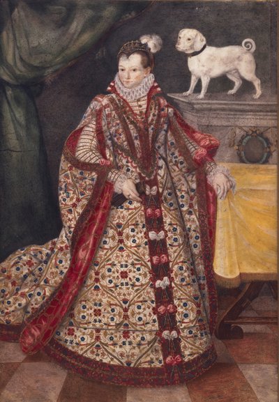 Portret van een Moravische Vrouw door Pieter Pietersz the Younger