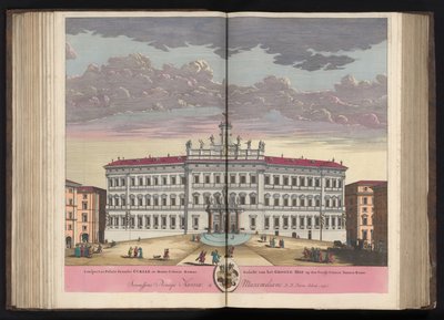 Palazzo di Montecitorio te Rome door Pieter Schenk (I)