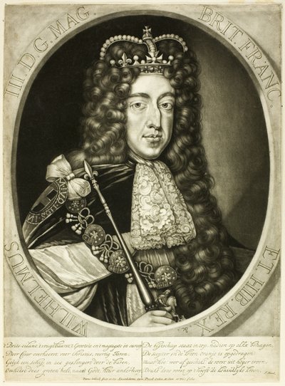 Willem III, koning van Engeland door Pieter Schenk