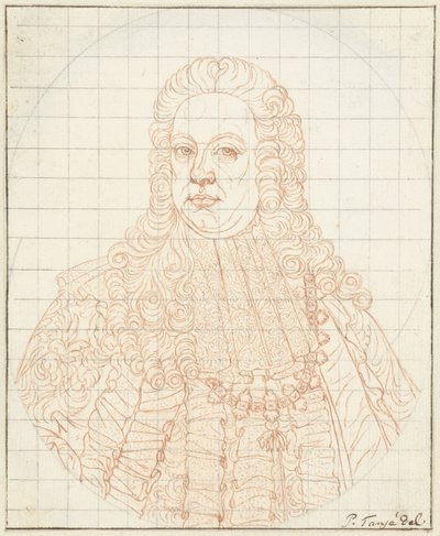 Portret van Frans I Stephanus, Duits keizer door Pieter Tanjé