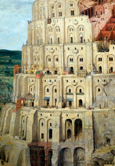 De Toren van Babel door Pieter Bruegel the Elder