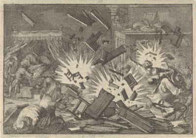 Het beleg van Riga door het Russische leger onder Tsaar Alexei Mikhailovich in 1656, 1698 door Pieter Van der Aa