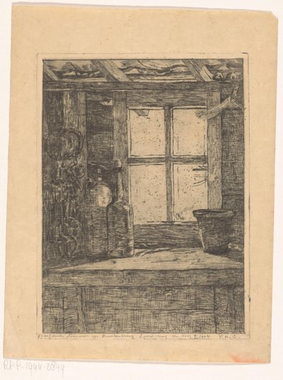 Schuur door Pieter Willem van Baarsel (signed by artist)