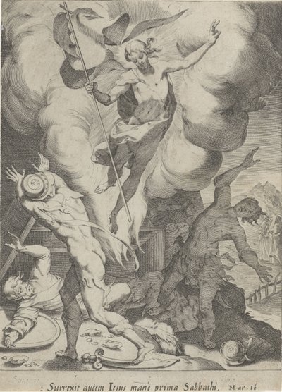 Opstanding van Christus door Pieter de Jode (I)