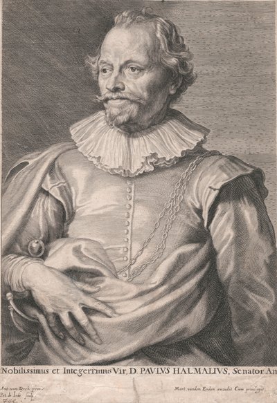 Nobilissimus et Integermus Vir, D. Paulus Halmalius, Senator Ant. door Pieter de Jode