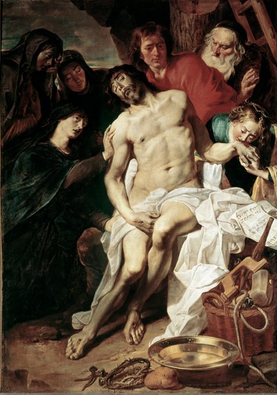 Afneming van Christus van het kruis door Pieter van Mol