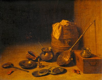 Keukengerei - Keukengerei ... door Pieter van den (c.1613 c.73) Bosch