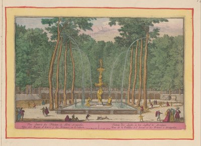 Fontein van de liefde in Aranjuez door Pieter van den Berge