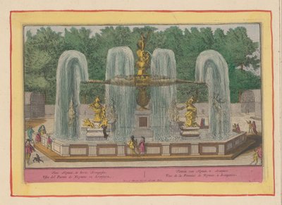 Neptunesfontein in Aranjuez door Pieter van den Berge