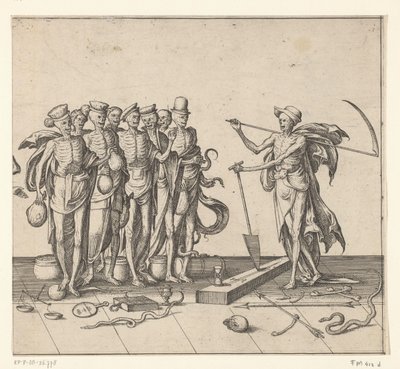 Dodenprocessie door Pieter van der Borcht (I)