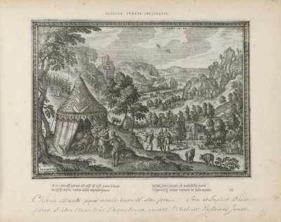 Dronkenschap van Noach door Pieter van der Borcht (I)