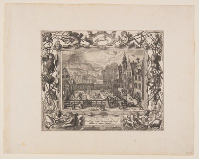 Maart, uit De Twaalf Maanden door Pieter van der Borcht
