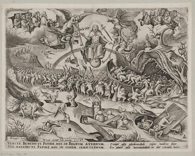 Het Laatste Oordeel door Pieter van der Heyden