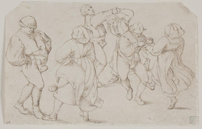 De bruiloftsdans door Pieter van der Heyden