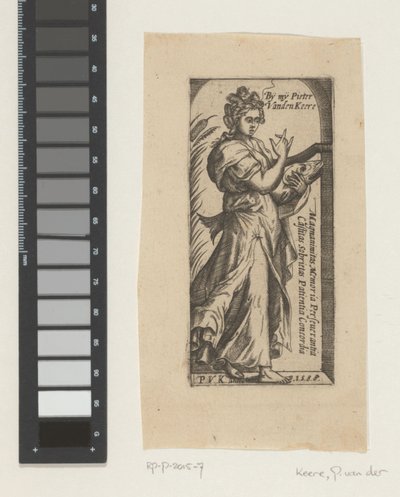Vrouwelijke personificatie van de deugd (?) door Pieter van der Keere