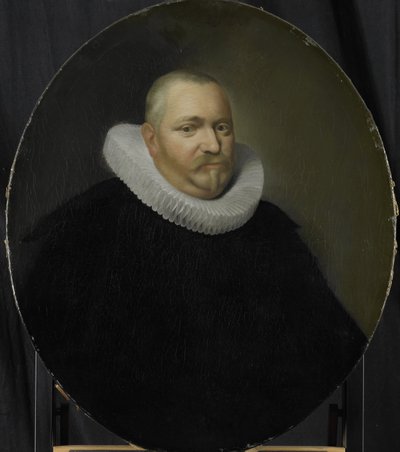 Portret van Ewoud Pietersz van der Horst, directeur van de Rotterdamse Kamer van de Nederlandse Oost-Indische Compagnie, gekozen in 1618 door Pieter van der Werff