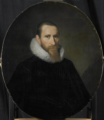 Portret van Joost van Coulster, Directeur van de Rotterdamse Kamer van de VOC, gekozen in 1630 door Pieter van der Werff