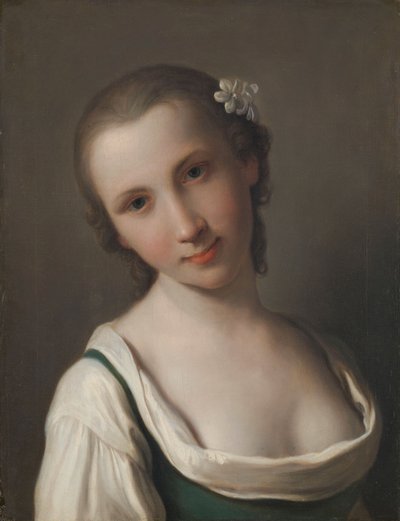 Een jonge vrouw door Pietro Antonio Rotari