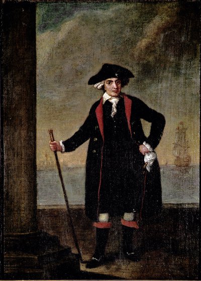 Portret van de Italiaanse scheepskapitein Piero Rinaldi door Pietro Longhi