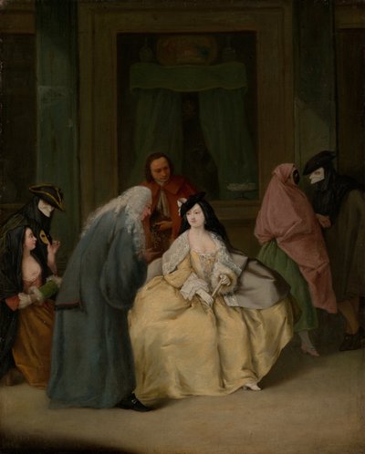 De Ontmoeting door Pietro Longhi