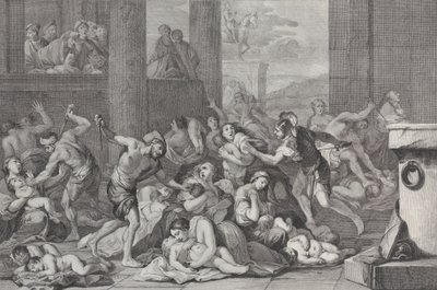 De Slachting van de Onschuldigen, 1730-50 door Pietro Monaco